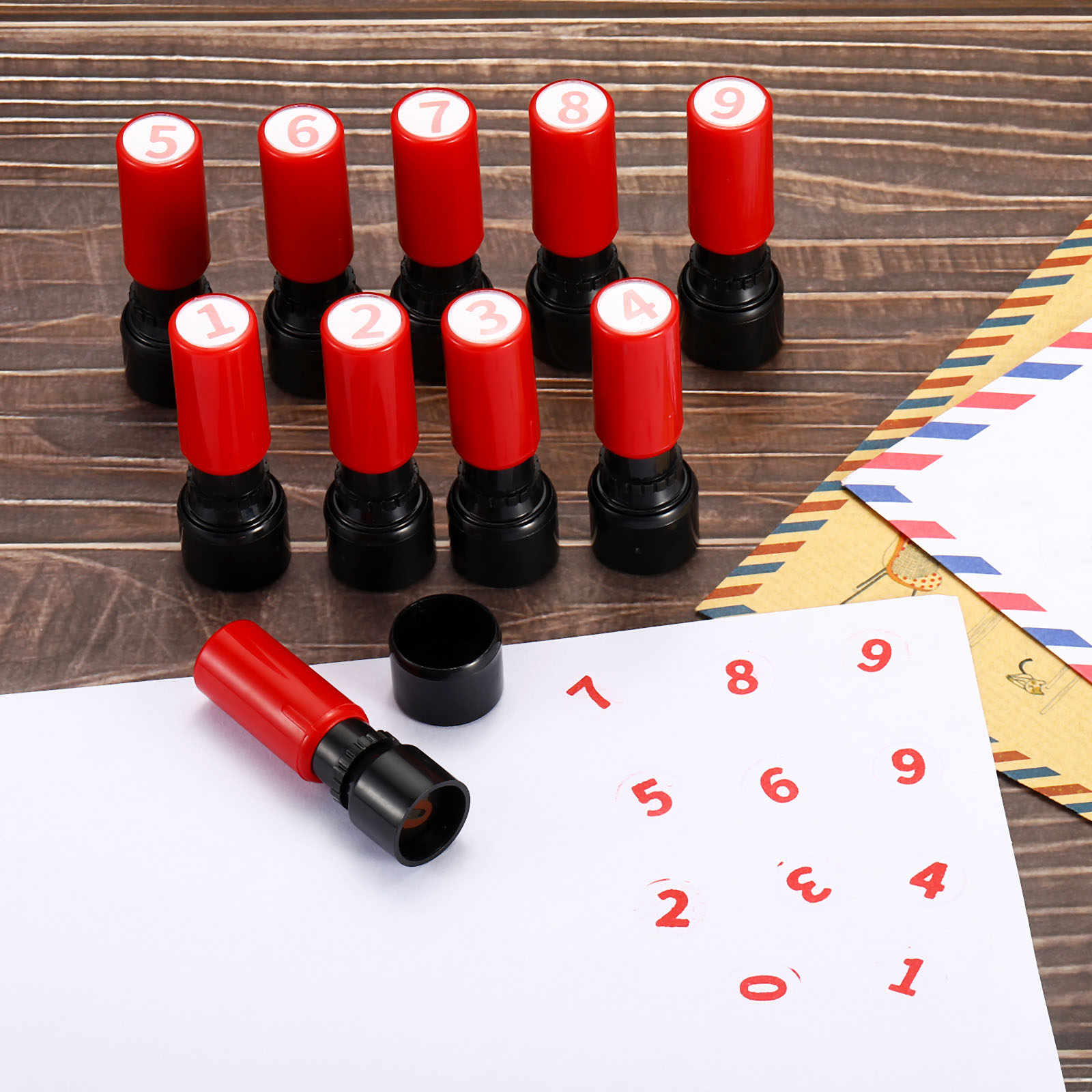 Tampons numérotés auto-encreur - Rubber Date Stamp avis et prix
