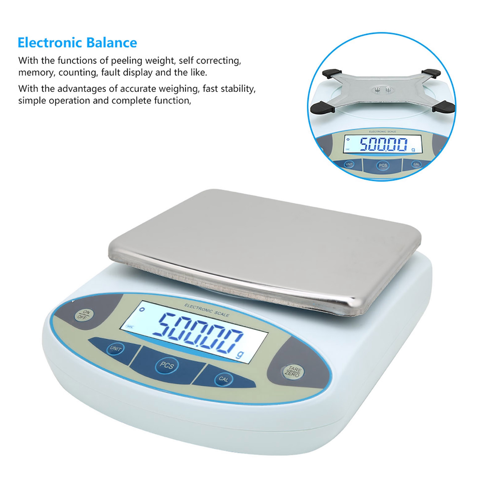 5000g 0.01g Balance de précisi - Tape Dispenser Weighted avis et prix