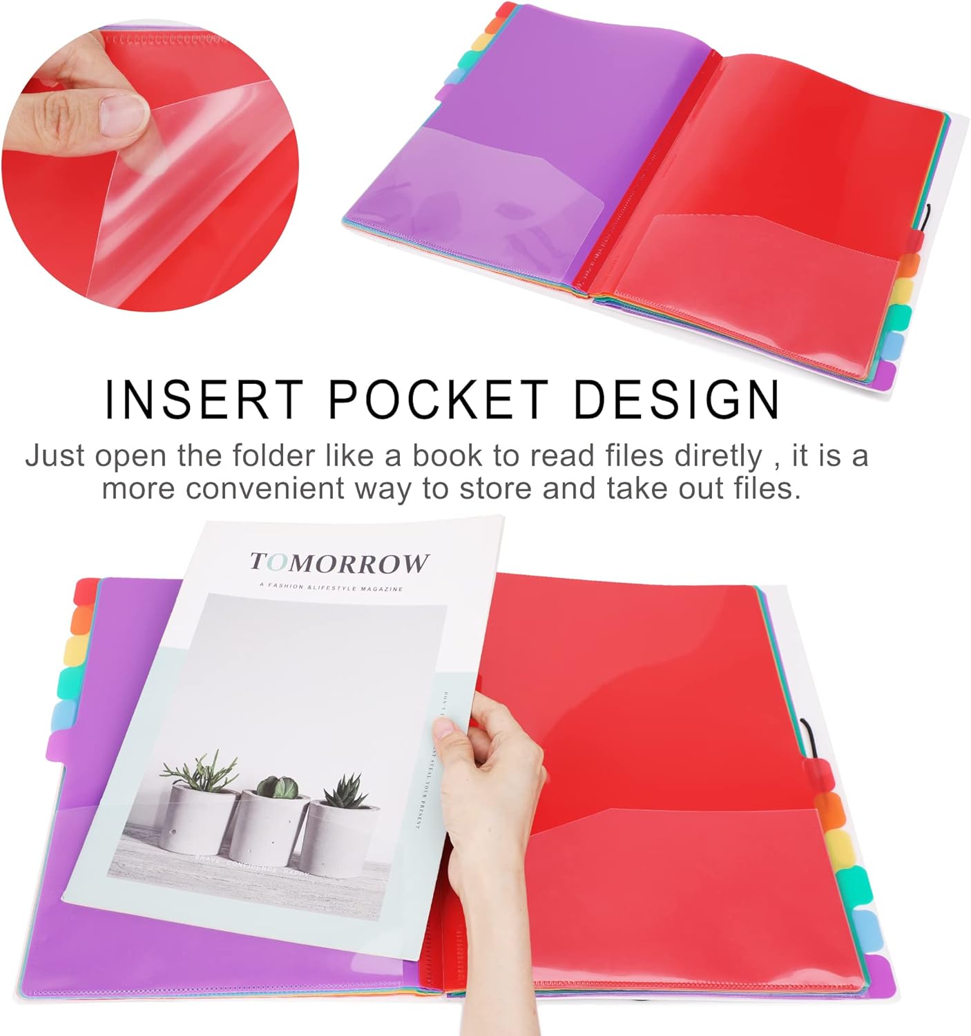 Dossier extensible à onglets a - Tab Divider A4 avis et prix