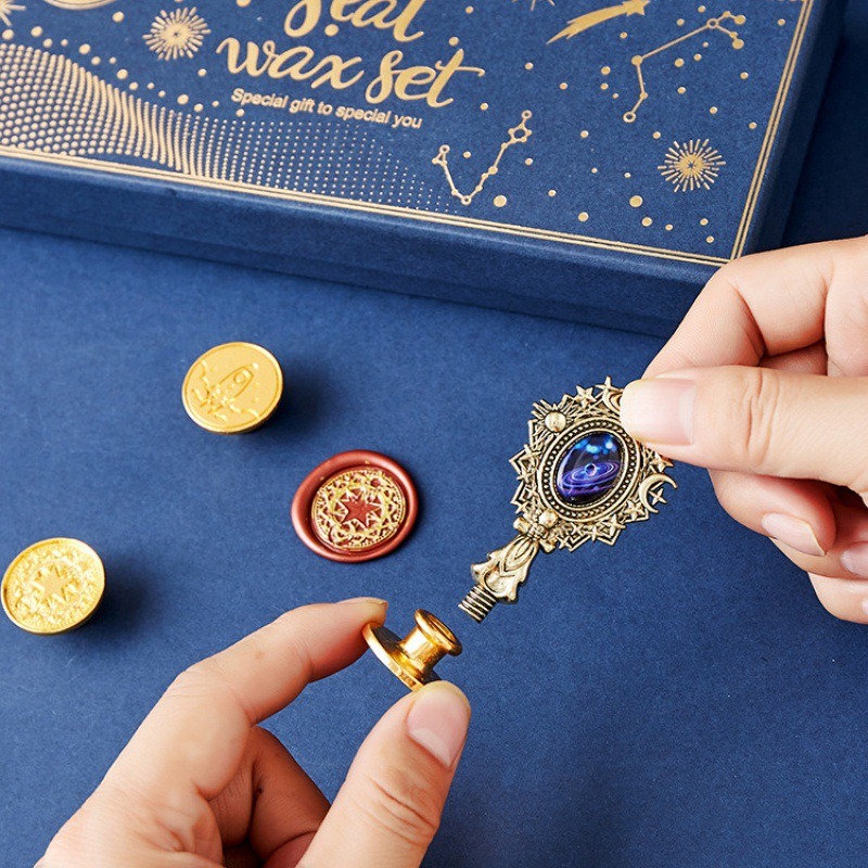 Ensemble de timbres en laque d - Wax Seal Stamp Set avis et prix