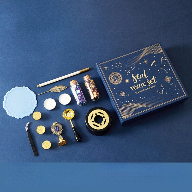 Ensemble de timbres en laque d - Wax Seal Stamp Set avis et prix